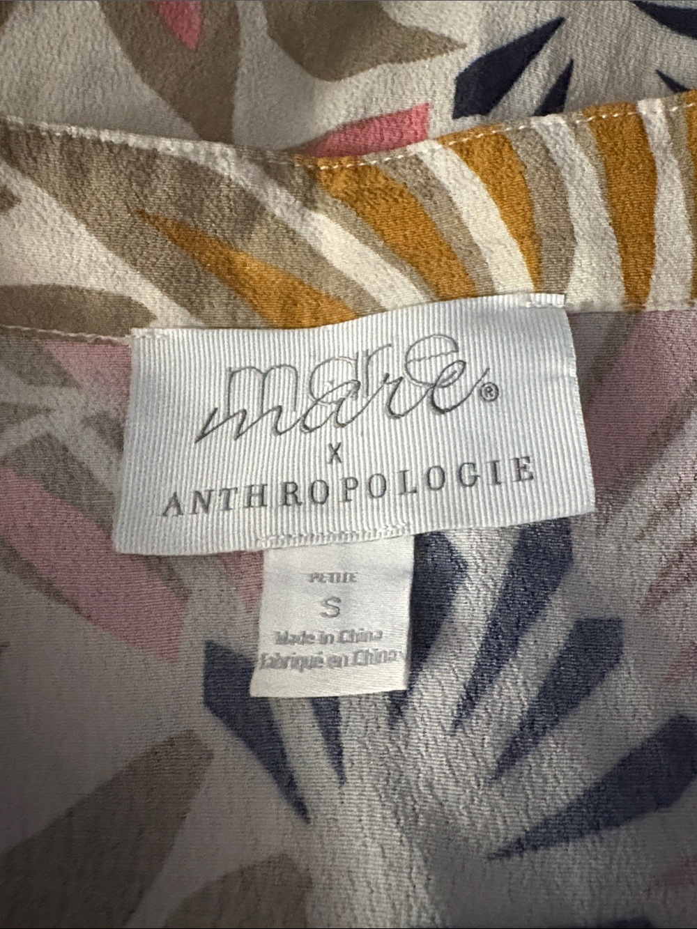 MARE MARE x ANTHROPOLOGIE Lynda Boho Long Sleeve Maxi Dress in Pink/Gold Size S - Picture 11 of 12